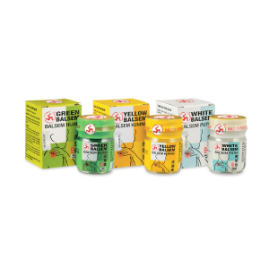 Three Legs Yellow, White & Green Balsem (Analgesics)