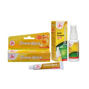 Three Legs Tinea-Kare Anti-fungal Cream and Spray